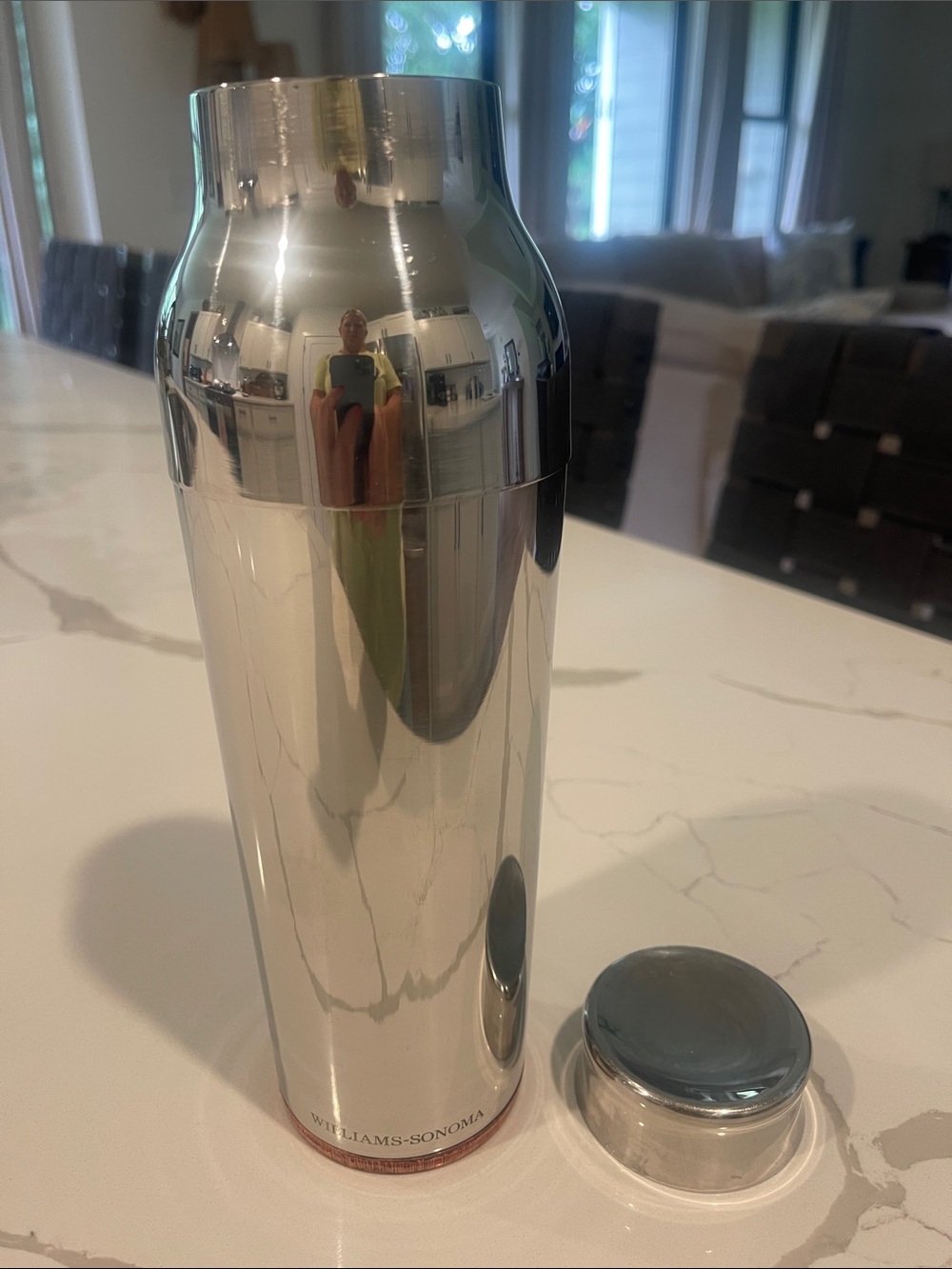 Williams Sonoma Polished Silver Cocktail Shaker
